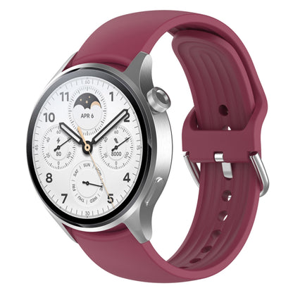 Λουράκι Techsuit W003 για Huawei Watch / Xiaomi Watch Series, 22mm, Σκούρο Ροζ