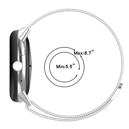 Λουράκι Techsuit W009 για Google Pixel Watch 4 45mm, Ασημί