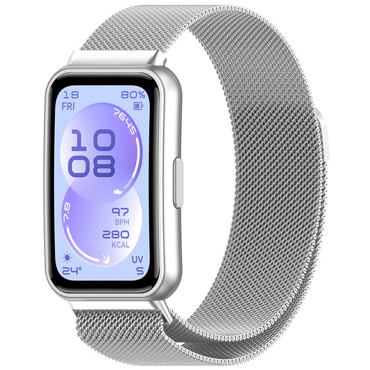 Λουράκι Techsuit W009 για Huawei Band 11 / 11 Pro, Ασημί