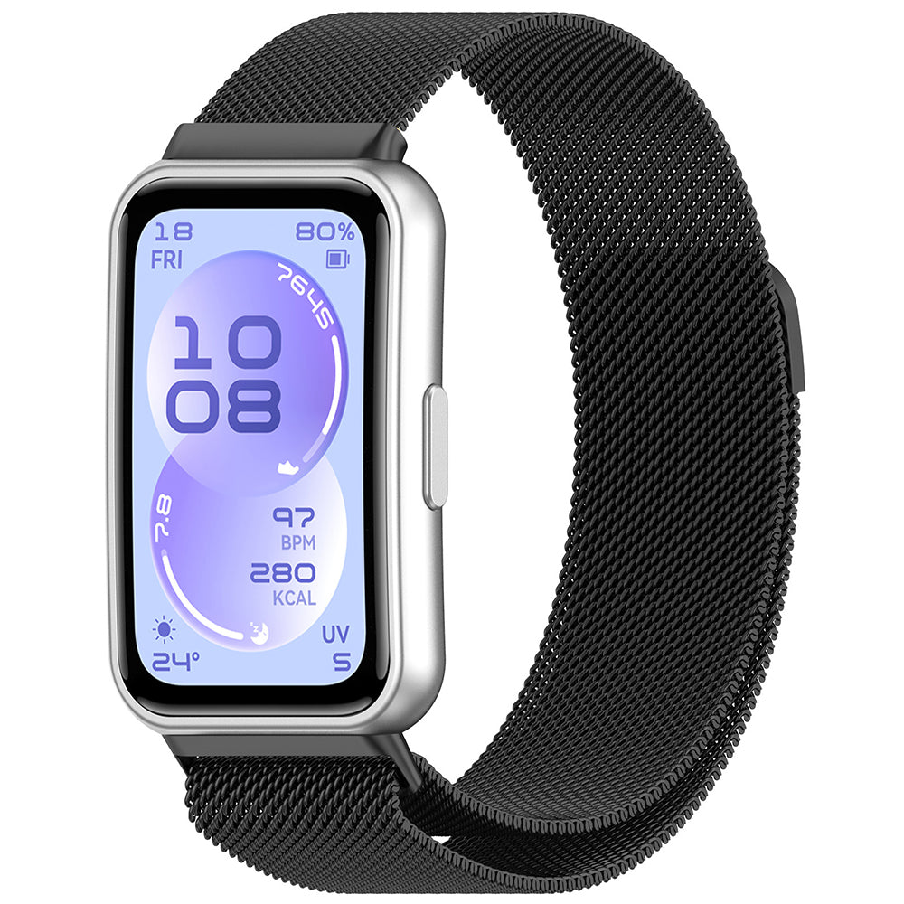 Λουράκι Techsuit W009 για Huawei Band 11 / 11 Pro, Μαύρο