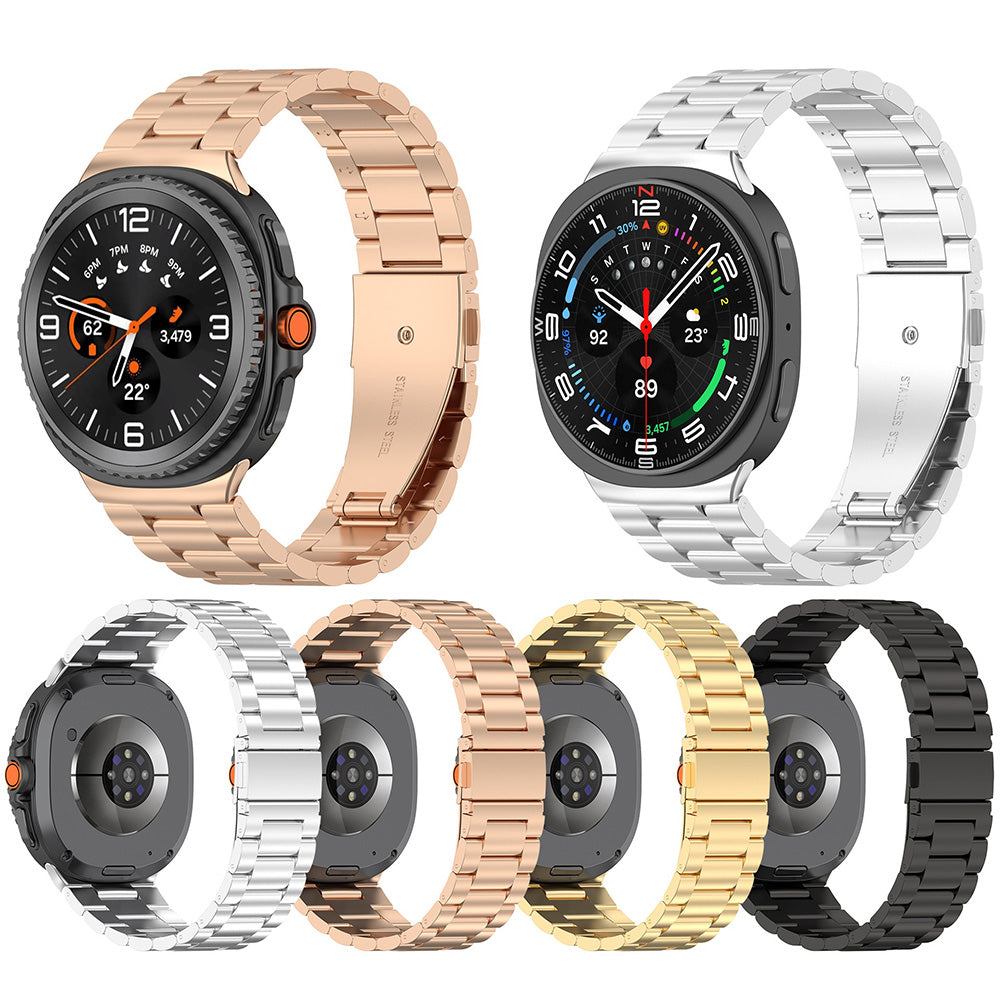 Λουράκι Techsuit W010 για Samsung Galaxy Watch 8 Classic / Watch8 44mm / Watch 8 40mm, Μαύρο
