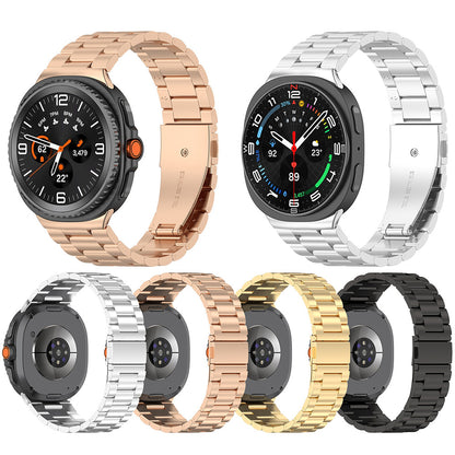 Λουράκι Techsuit W010 για Samsung Galaxy Watch 8 Classic / Watch8 44mm / Watch 8 40mm, Μαύρο