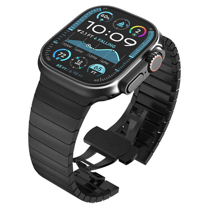 Λουράκι Techsuit W012 για Apple Watch 49mm / 46mm / 45mm / 44mm / 42mm Series, Μαύρο