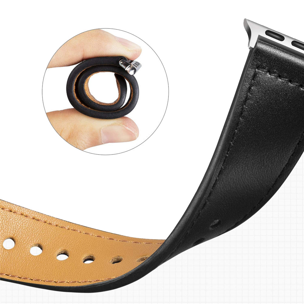 Λουράκι Techsuit W033 για Apple Watch 42mm / 41mm / 40mm / 38mm Series, Μαύρο