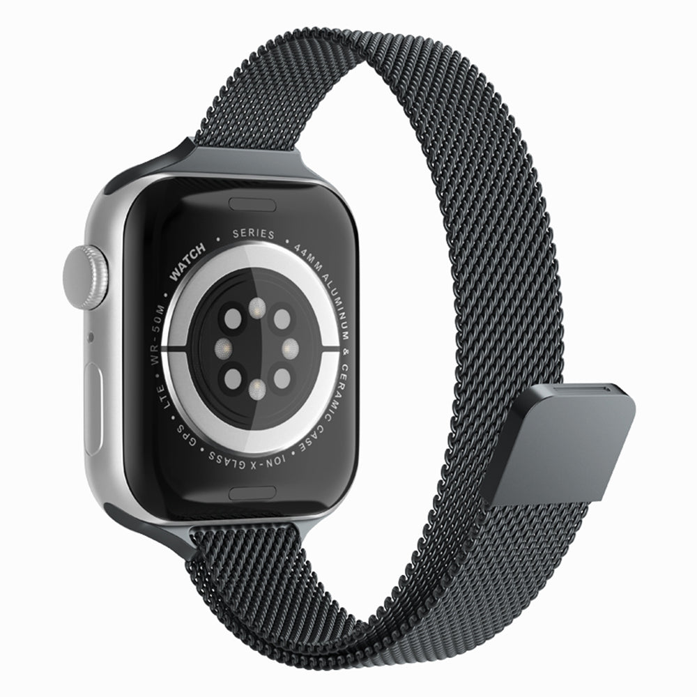 Λουράκι Techsuit W034 για Apple Watch 49mm / 46mm / 45mm / 44mm / 42mm Series, Μαύρο