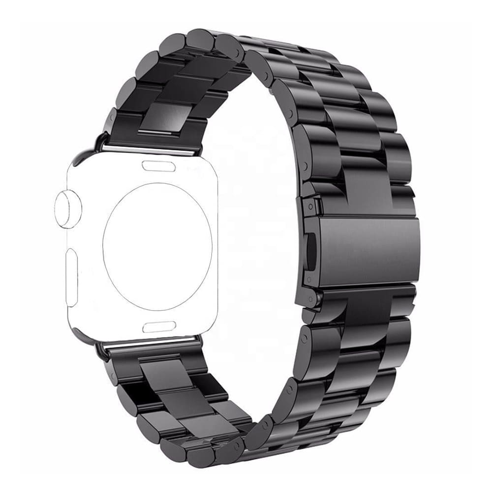 Λουράκι Techsuit W036 για Apple Watch 49mm / 46mm / 45mm / 44mm / 42mm Series, Μαύρο