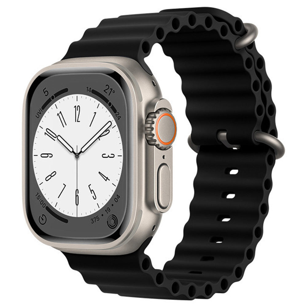 Λουράκι Techsuit W038 για Apple Watch 42mm / 41mm / 40mm / 38mm Series, Μαύρο