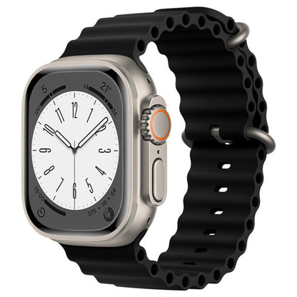 Λουράκι Techsuit W038 για Apple Watch 42mm / 41mm / 40mm / 38mm Series, Μαύρο