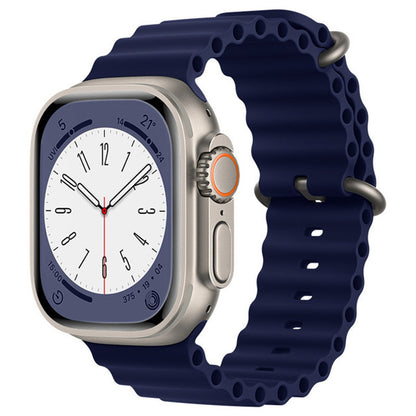 Λουράκι Techsuit W038 για Apple Watch 49mm / 46mm / 45mm / 44mm / 42mm Series, Μπλε σκούρο