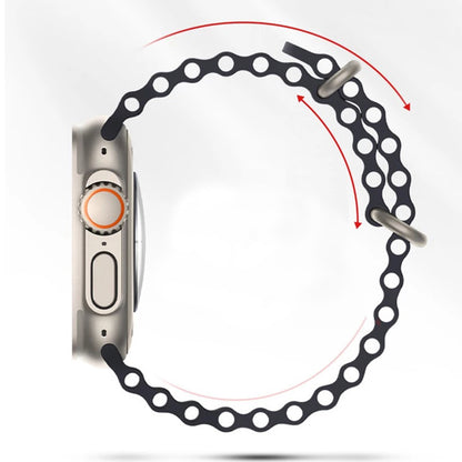 Λουράκι Techsuit W038 για Apple Watch 49mm / 46mm / 45mm / 44mm / 42mm Series, Μπλε σκούρο