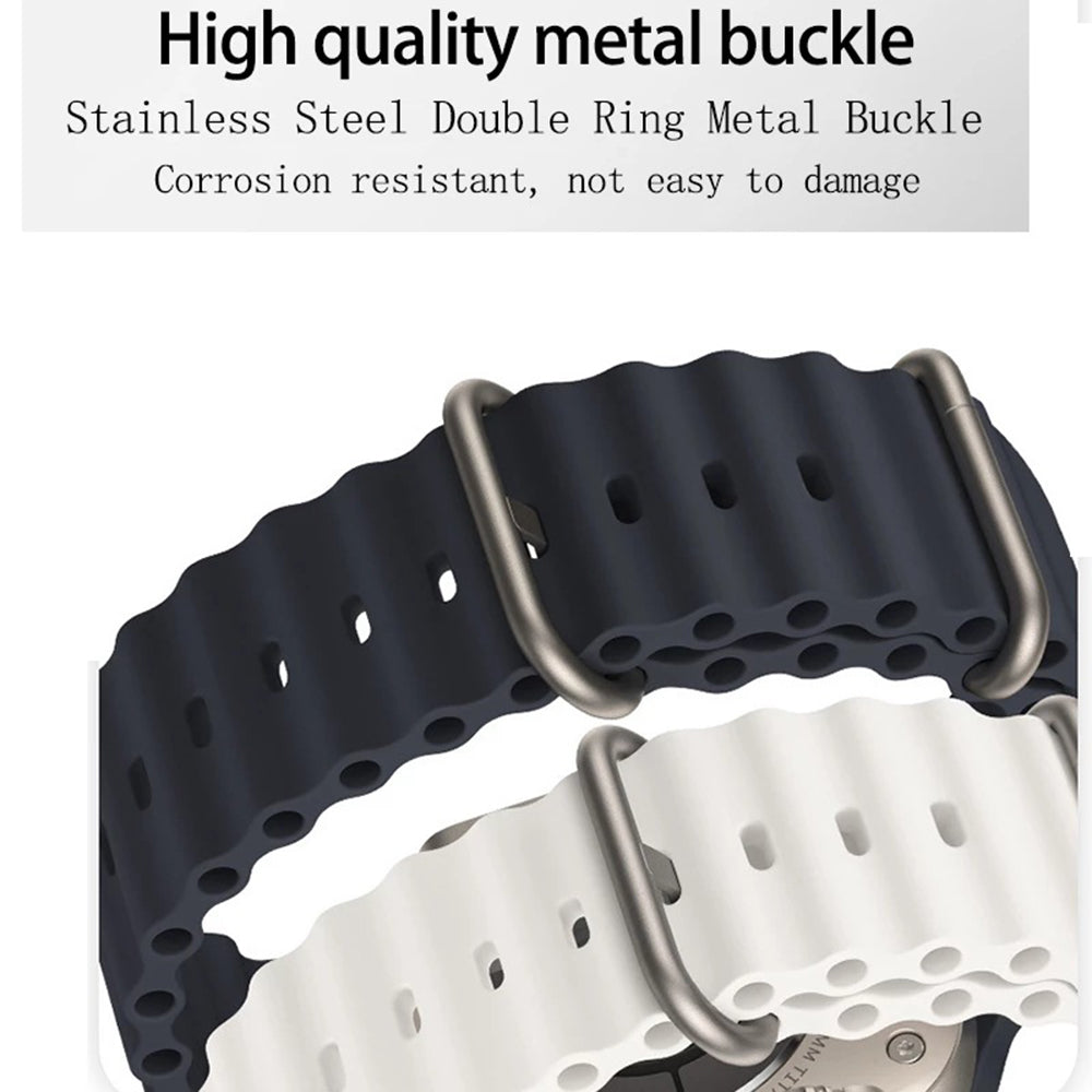 Λουράκι Techsuit W038 για Apple Watch 49mm / 46mm / 45mm / 44mm / 42mm Series, Μπλε σκούρο