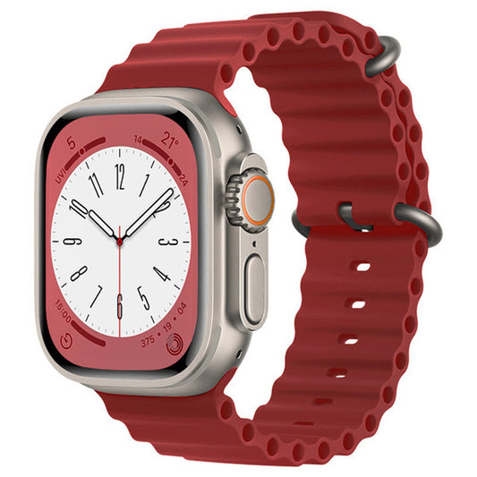 Λουράκι Techsuit W038 για Apple Watch 49mm / 46mm / 45mm / 44mm / 42mm Series, Σκούρο Ροζ