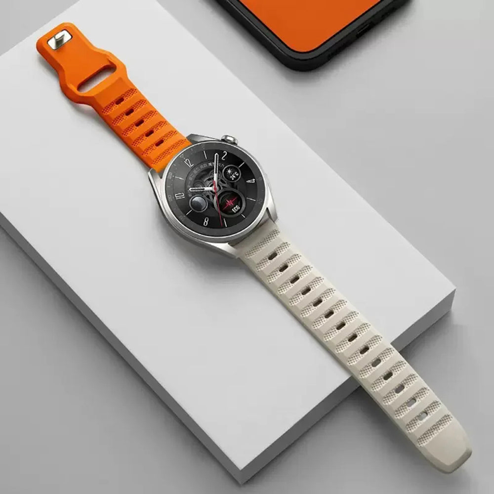 Λουράκι Techsuit W050 για Huawei Watch / Xiaomi Watch Series, 22mm, Πορτοκαλί