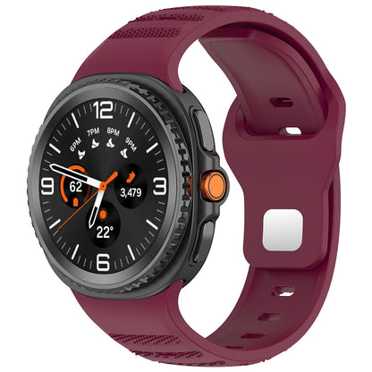 Techsuit W050 Strap for Samsung Galaxy Watch 8 Classic / Watch8 44mm / Watch 8 40mm, Burgundy