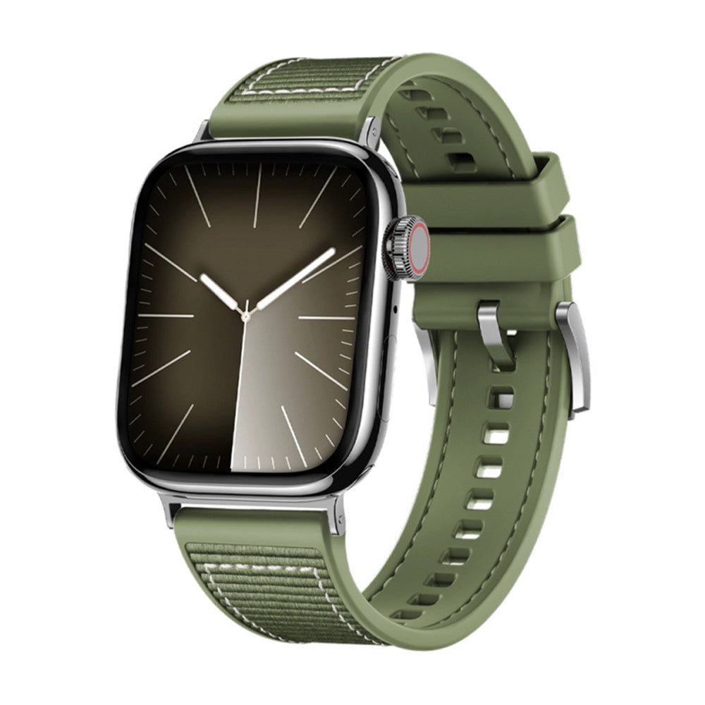 Λουράκι Techsuit W051 για Apple Watch 42mm / 41mm / 40mm / 38mm Series, Πράσινο