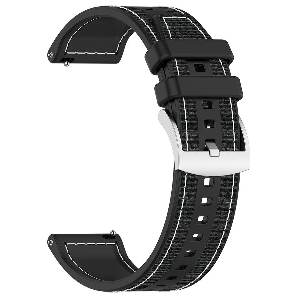 Λουράκι Techsuit W051 για Huawei Watch / Xiaomi Watch Series, 22mm, Μαύρο