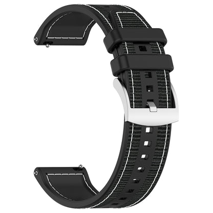 Λουράκι Techsuit W051 για Huawei Watch / Xiaomi Watch Series, 22mm, Μαύρο