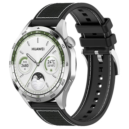 Λουράκι Techsuit W051 για Huawei Watch / Xiaomi Watch Series, 22mm, Μαύρο