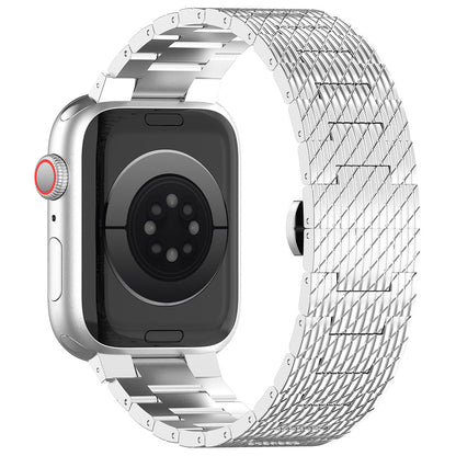Λουράκι Techsuit W052 για Apple Watch 42mm / 41mm / 40mm / 38mm Series, Ασημί