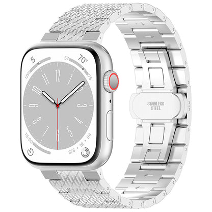 Λουράκι Techsuit W052 για Apple Watch 42mm / 41mm / 40mm / 38mm Series, Ασημί