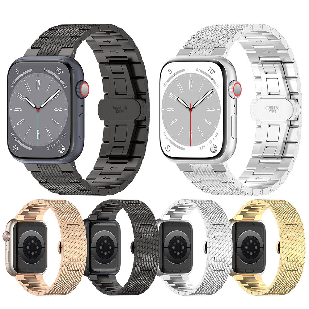 Λουράκι Techsuit W052 για Apple Watch 42mm / 41mm / 40mm / 38mm Series, Ασημί