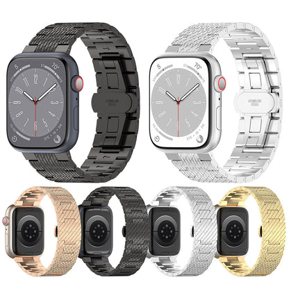 Λουράκι Techsuit W052 για Apple Watch 42mm / 41mm / 40mm / 38mm Series, Ασημί