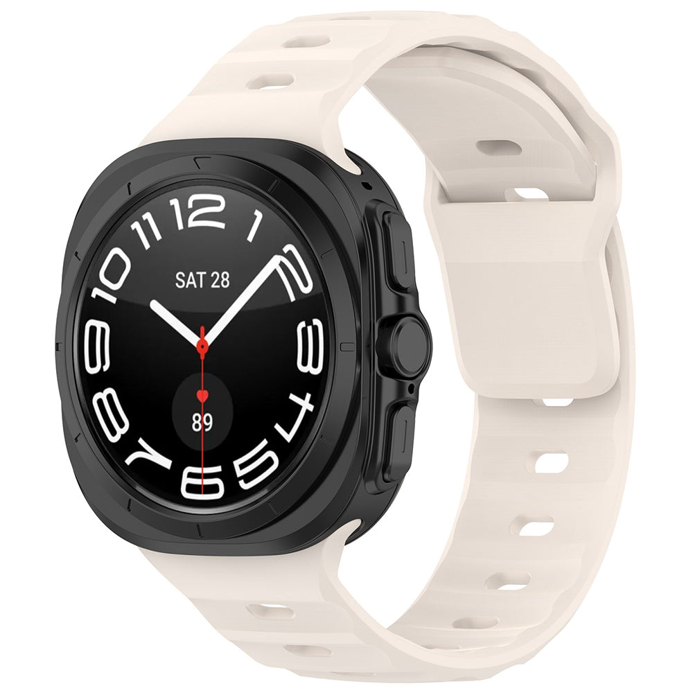 Λουράκι Techsuit W055 για Samsung Galaxy Watch Ultra, Μπεζ