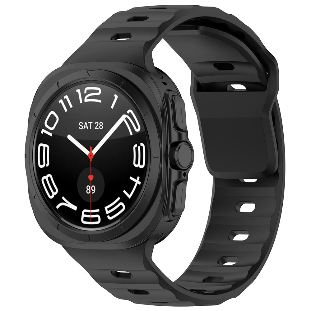 Λουράκι Techsuit W055 για Samsung Galaxy Watch Ultra, Μαύρο