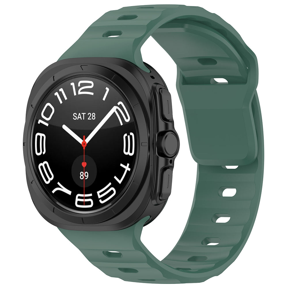 Λουράκι Techsuit W055 για Samsung Galaxy Watch Ultra, Σκούρο Πράσινο