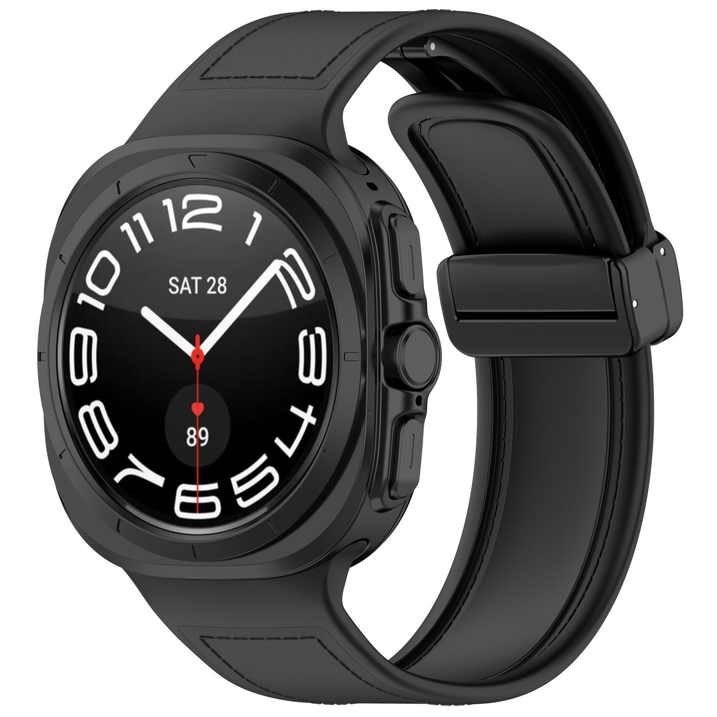Λουράκι Techsuit W056 για Samsung Galaxy Watch Ultra, Μαύρο