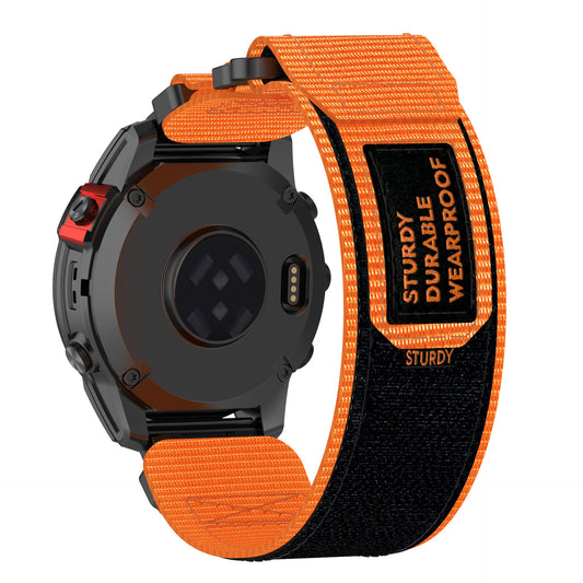 Λουράκι Techsuit W057 για Garmin Instinct / Approach / Fenix Watch Series, 20mm, Πορτοκαλί
