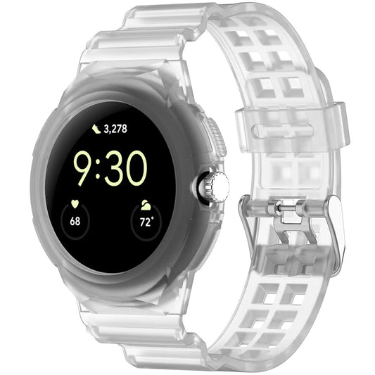 Λουράκι Techsuit W065 για Google Pixel Watch 3 41mm / Watch 2 / Watch, Διάφανο