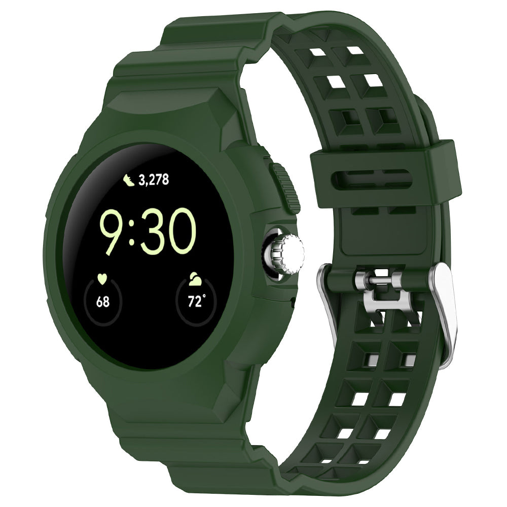 Λουράκι Techsuit W065 για Google Pixel Watch 3 41mm / Watch 2 / Watch, Πράσινο