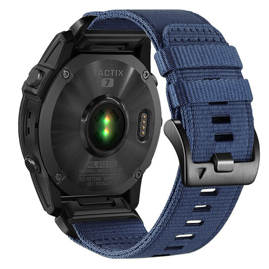 Λουράκι Techsuit W070 για Garmin Instinct / Approach / Fenix Watch Series, 20mm, Μπλε Ναυτικό