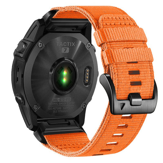 Λουράκι Techsuit W070 για Garmin Watch Fenix / Forerunner / Approach Series, 22mm, Πορτοκαλί