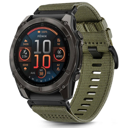 Λουράκι Techsuit W070 για Garmin Watch Fenix / Forerunner Series, 22mm, Σκούρο Πράσινο