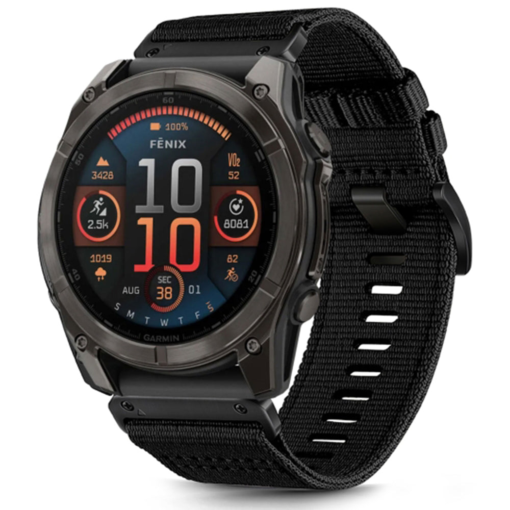 Λουράκι Techsuit W070 για Garmin Watch Fenix Series, 26mm, Μαύρο