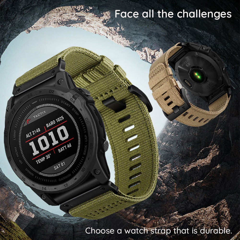 Λουράκι Techsuit W070 για Garmin Watch Fenix Series, 26mm, Πορτοκαλί