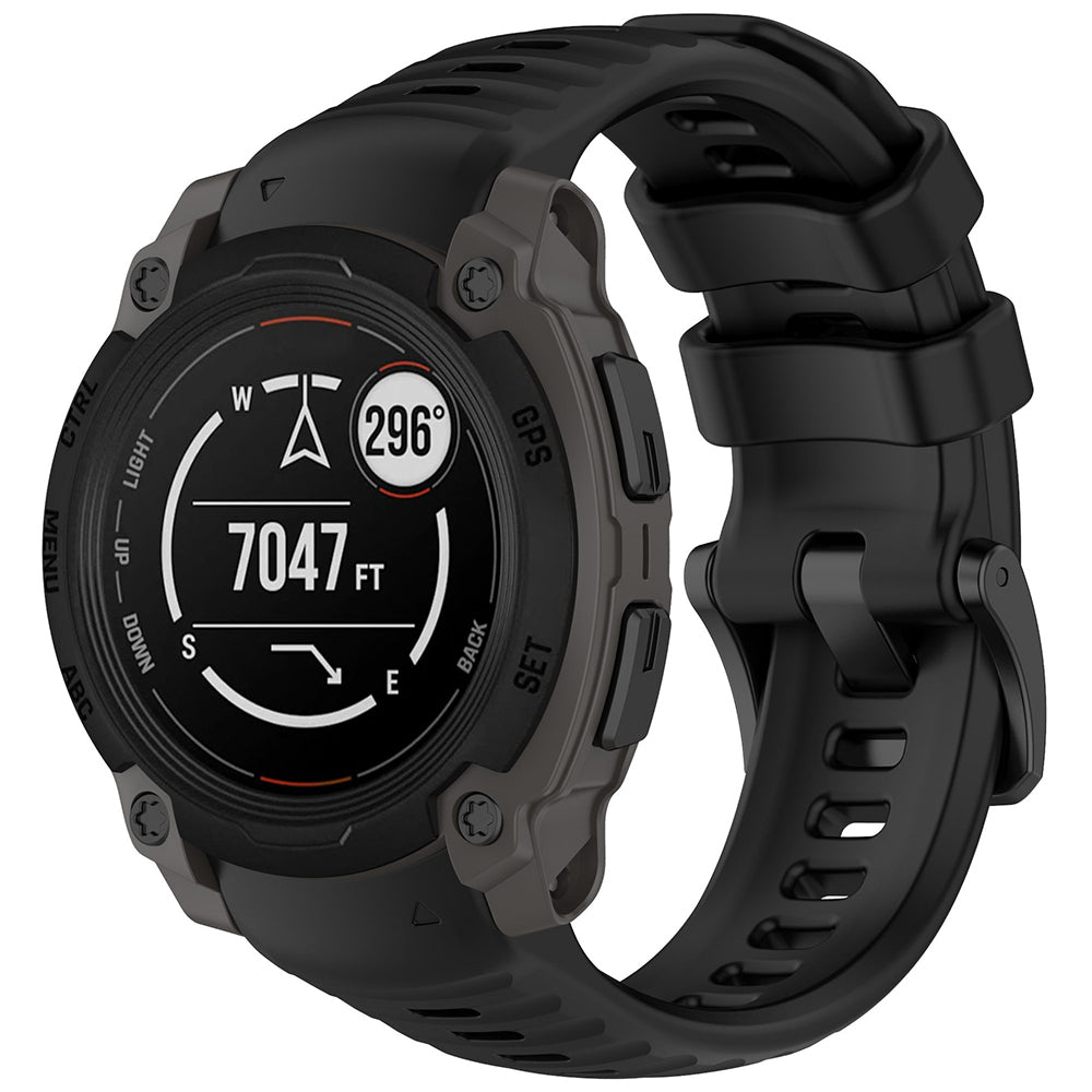Λουράκι Techsuit W076 για Garmin Instinct E 40mm, Μαύρο