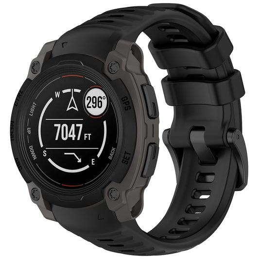 Λουράκι Techsuit W076 για Garmin Instinct E 40mm, Μαύρο