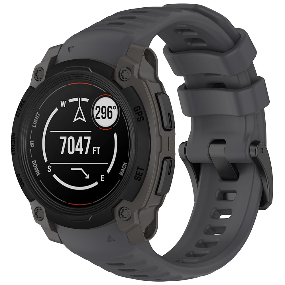 Λουράκι Techsuit W076 για Garmin Instinct E 45mm, Γκρι