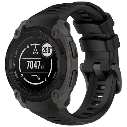 Λουράκι Techsuit W076 για Garmin Instinct E 45mm, Μαύρο