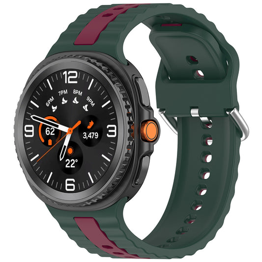 Λουράκι Techsuit W078 για Samsung Galaxy Watch 8 Classic / Watch8 44mm / Watch 8 40mm, Σκούρο Πράσινο