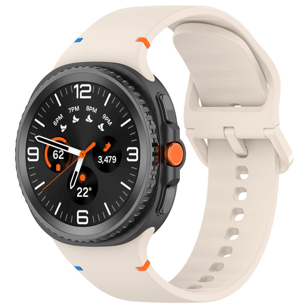 Λουράκι Techsuit W079 για Samsung Galaxy Watch 8 Classic / Watch8 44mm / Watch 8 40mm, Μπεζ