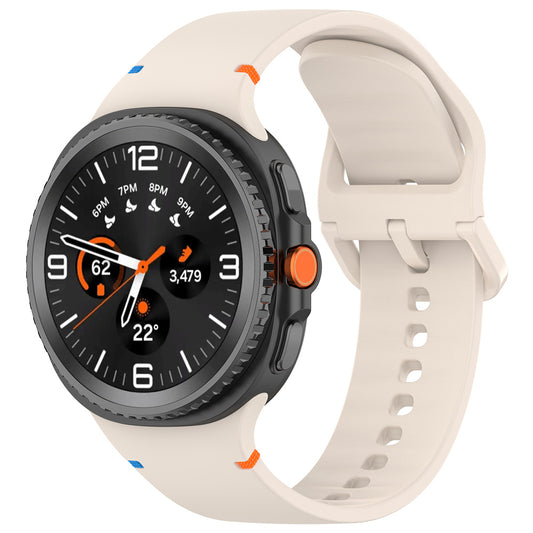 Λουράκι Techsuit W079 για Samsung Galaxy Watch 8 Classic / Watch8 44mm / Watch 8 40mm, Μπεζ