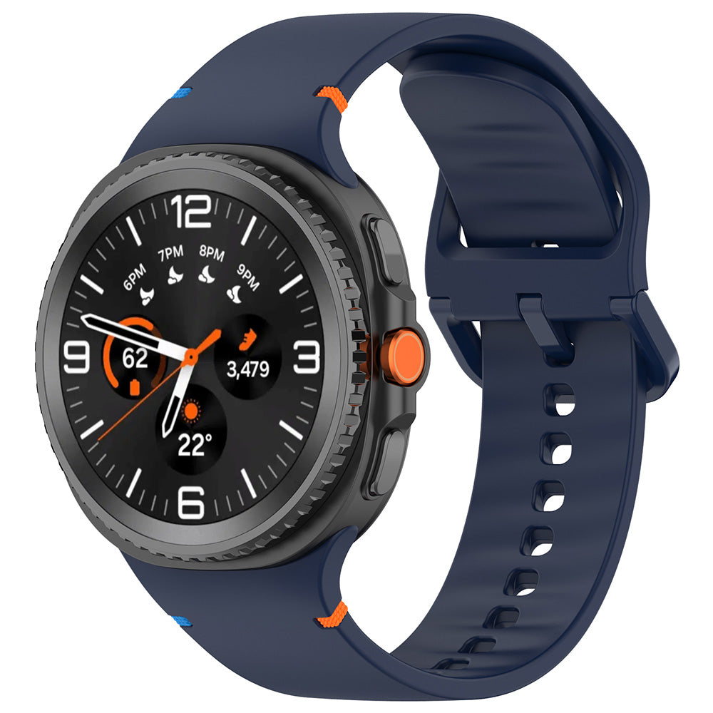 Λουράκι Techsuit W079 για Samsung Galaxy Watch 8 Classic / Watch8 44mm / Watch 8 40mm, Μπλε Ναυτικό