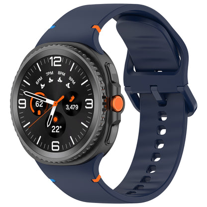 Λουράκι Techsuit W079 για Samsung Galaxy Watch 8 Classic / Watch8 44mm / Watch 8 40mm, Μπλε Ναυτικό