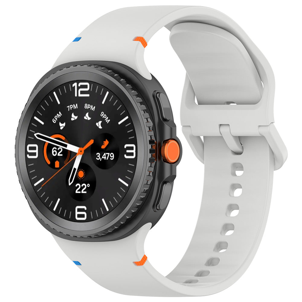 Λουράκι Techsuit W079 για Samsung Galaxy Watch 8 Classic / Watch8 44mm / Watch 8 40mm, Γκρι