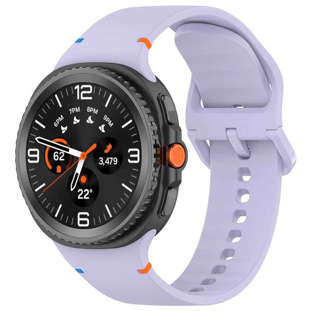 Λουράκι Techsuit W079 για Samsung Galaxy Watch 8 Classic / Watch8 44mm / Watch 8 40mm, Μωβ