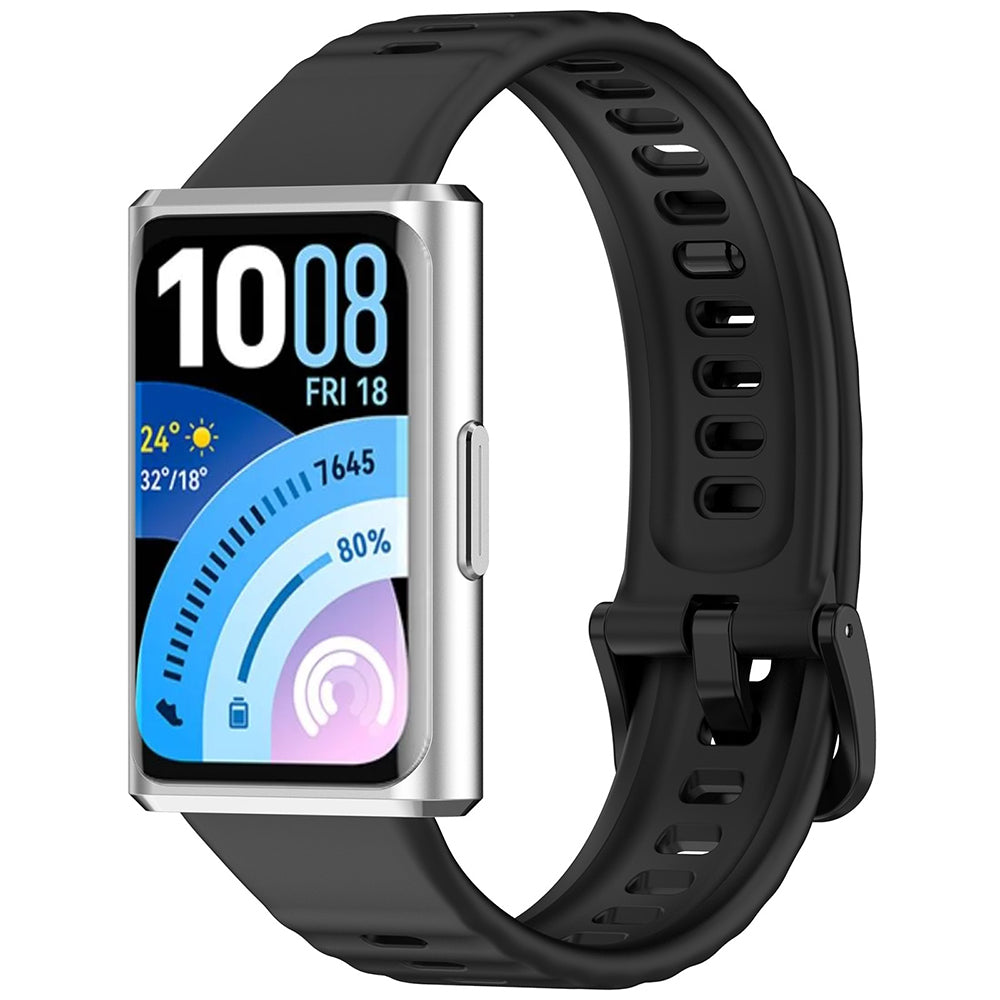 Λουράκι Techsuit W082 για Huawei Band 11 / 11 Pro, Μαύρο